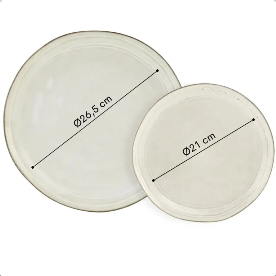 OTIX Serviesset 12 Delig Lily - Beige