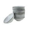OTIX Soepkommen 12 stuks Blauw Soeptassen 15cm Keramiek BLUEBELL