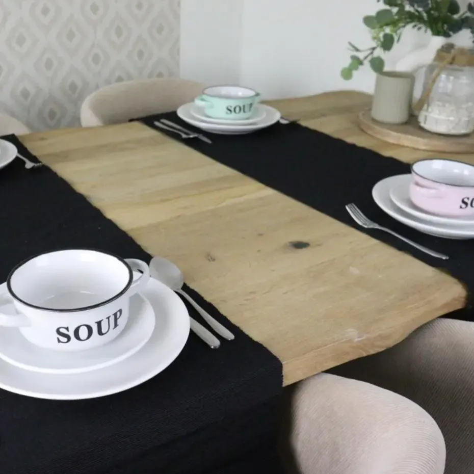 OTIX Soepkommen met Oor Set van 8 Schaaltjes 500ml Diverse Kleuren