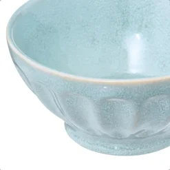 OTIX Soepkommen Zonder Oor Set van 6 Schaaltjes 560ml Licht Blauw Aardewerk ELM