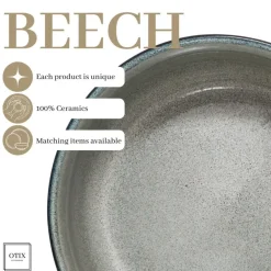 OTIX Soepkommen Zonder Oor Set van 12 600ml Groen Aardewerk BEECH