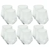 OTIX Waterglazen Set van 12 300ml Diamant vorm Transparant Glas