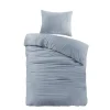 Papillon dekbedovertrek Brienz flanel - 140x200/220cm - Blauw