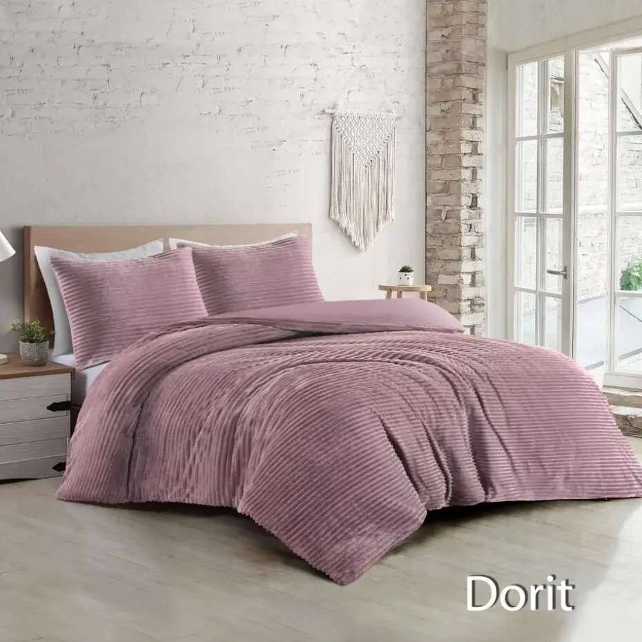 Papillon dekbedovertrek Dorit - 200x200/220 - Roze