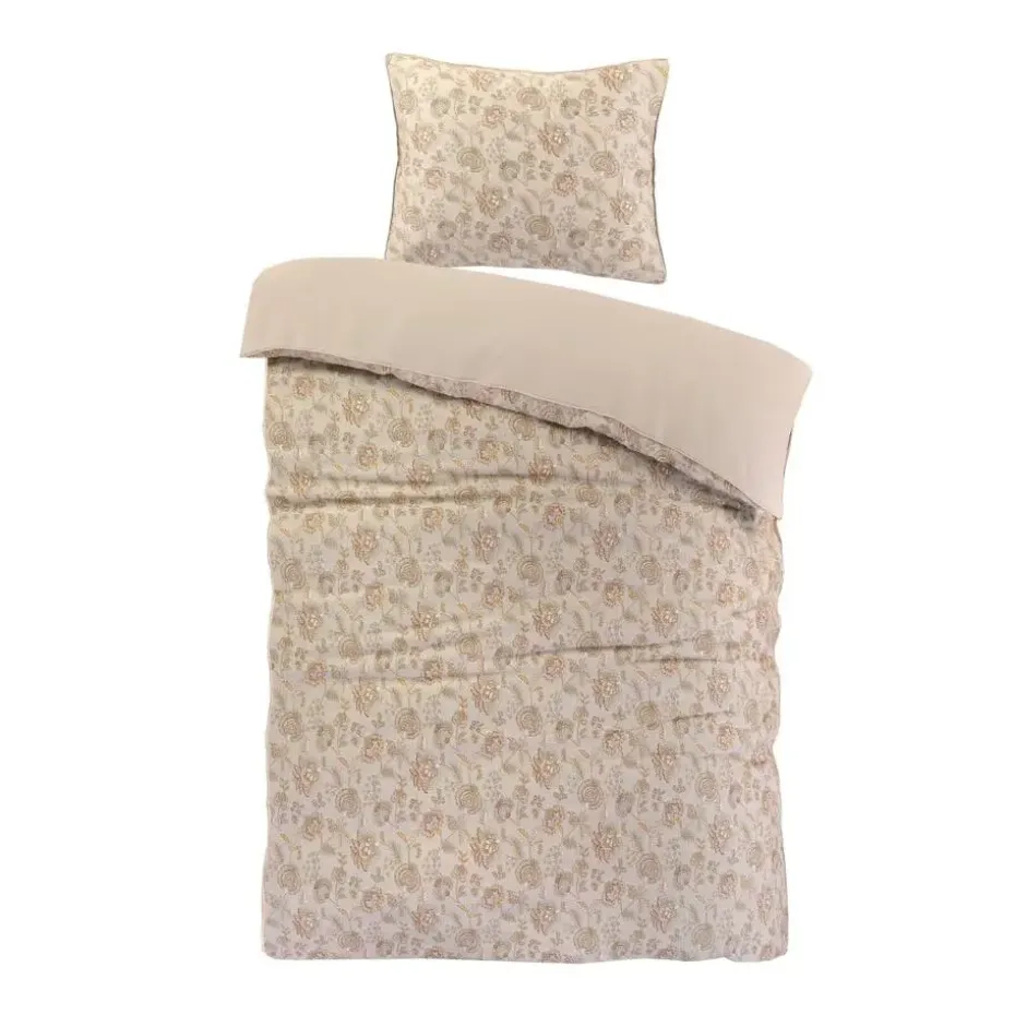 Papillon dekbedovertrek Freya - 140x200/220 - Beige