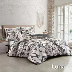 Papillon Luna Dekbedovertrek - Eenpersoons - 140x200/220 cm - Navy