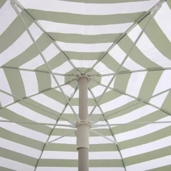 Parasol Oliva tilt - gestreept - Ø200 cm
