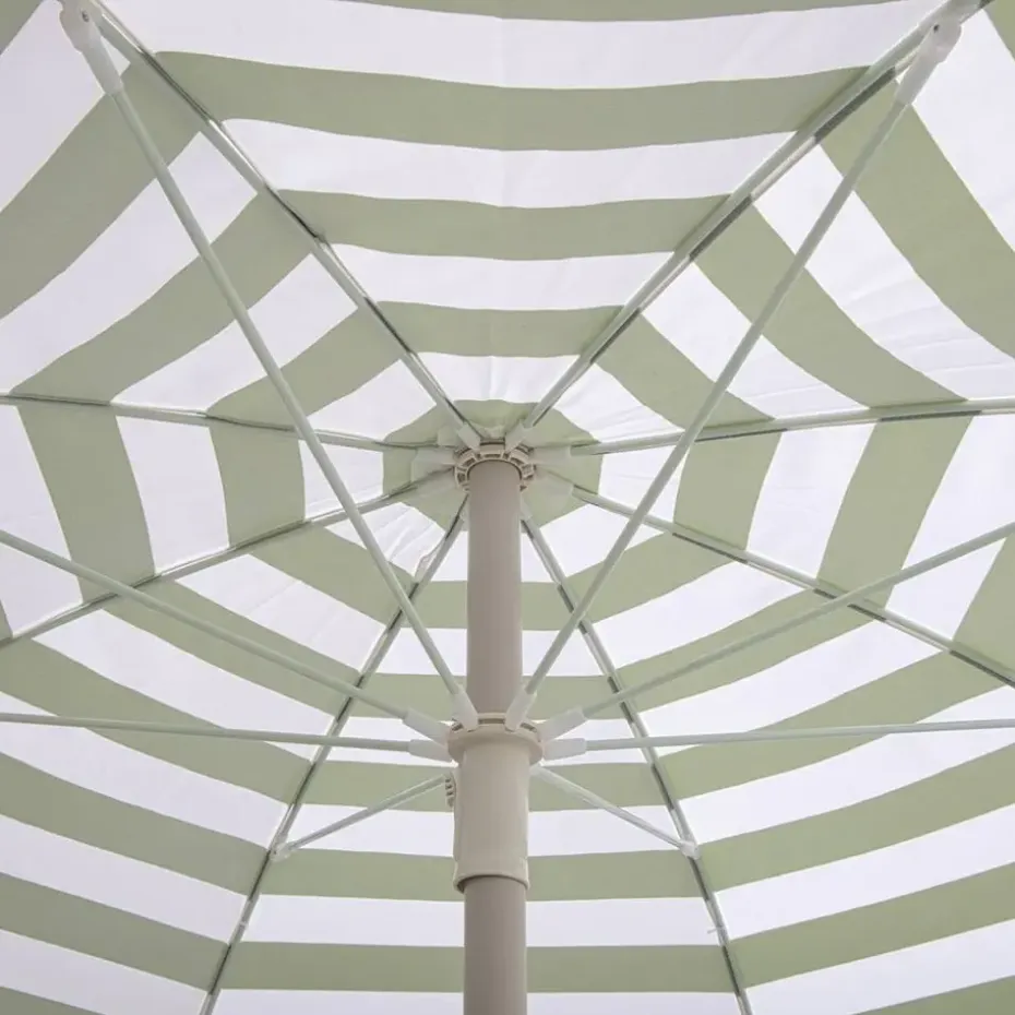 Parasol Oliva tilt - gestreept - Ø200 cm