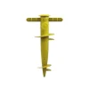 Parasolharing - geel - kunststof - D22-32 mm x H31 cm