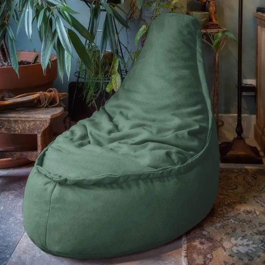 Parya - Zitzak Stoel Duurzaam - 100% Gerecyclede Petflessen - Groen -