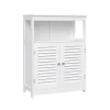 Parya Home - Badkamerkast - Vrijstaande Kast - 2 Deuren - Hout - Wit