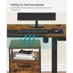 Parya Home Elektrisch Verstelbaar Bureau - Hoogte Verstelbaar