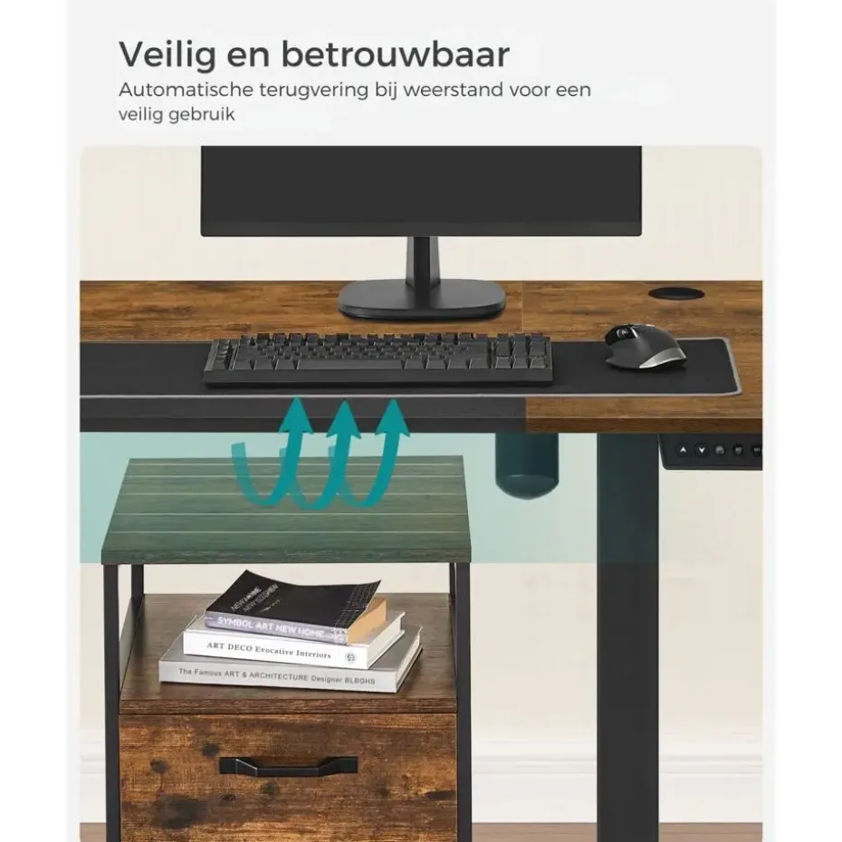 Parya Home Elektrisch Verstelbaar Bureau - Hoogte Verstelbaar