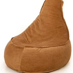 Parya Stoel Zitzak Ribstof - Zitzakfauteuil - Woonkamerzitzak - Poef