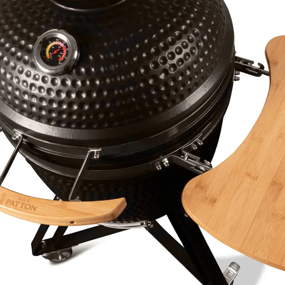 Patton Classic Kamado 20" - Large - Ø44 cm - Matzwart