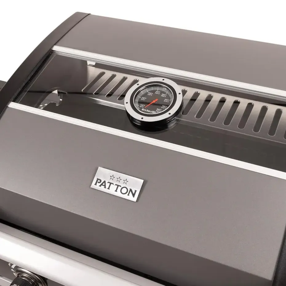 Patton Patio Pro Chef gasbarbecue 3+1 frozen grey
