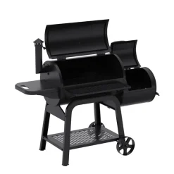 Patton Smoker Houtskoolbarbecue Oklahoma - Zwart