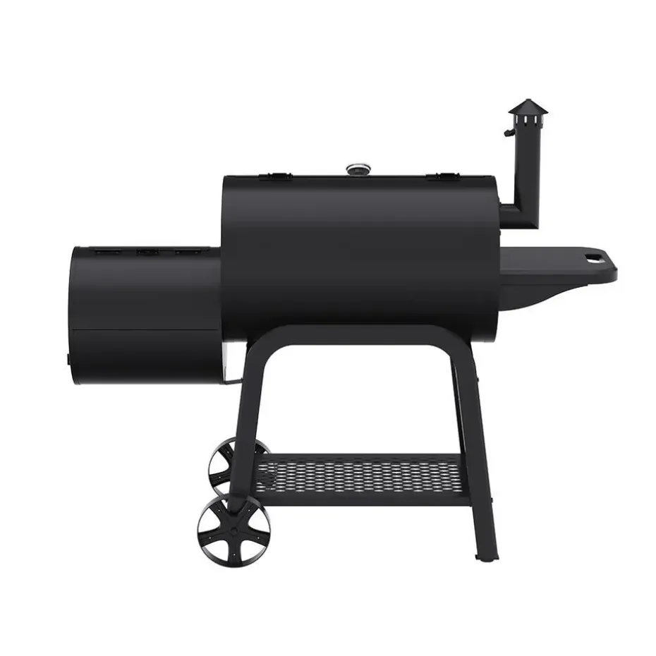 Patton Smoker Houtskoolbarbecue Oklahoma - Zwart