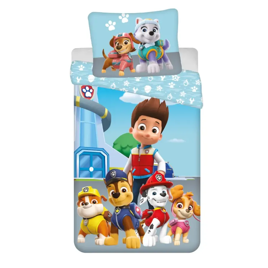 PAW Patrol Dekbedovertrek Pup Squad - Eenpersoons - 140 x 200 cm - Katoen