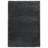 Pearl Soft Hoogpolig Vloerkleed Grijs - 140x200 CM