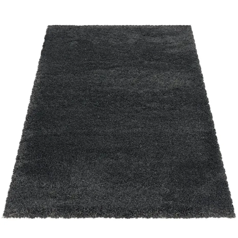 Pearl Soft Hoogpolig Vloerkleed Grijs - 200x290 CM