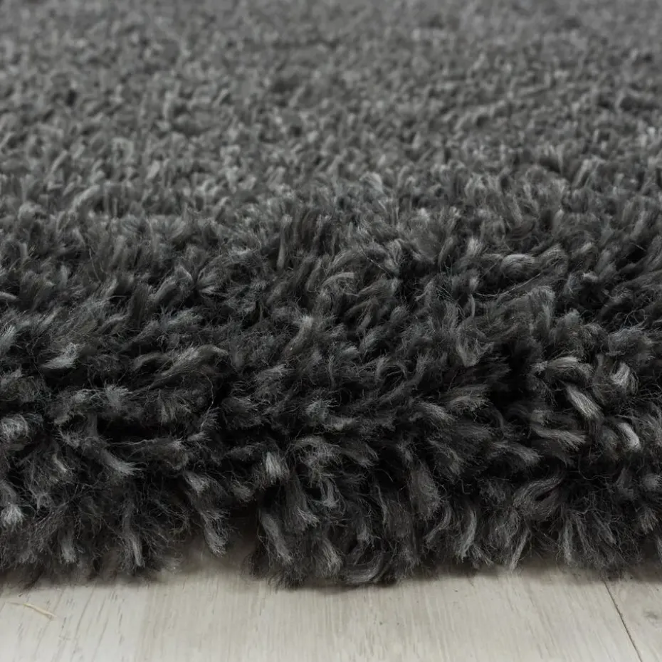 Pearl Soft Hoogpolig Vloerkleed Grijs - 200x290 CM
