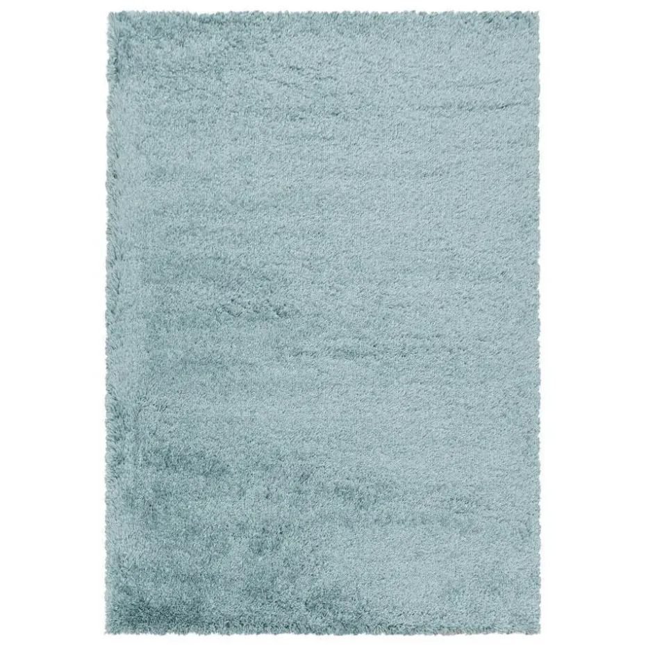 Pearl Soft Hoogpolig Vloerkleed Blauw - 160x230 CM