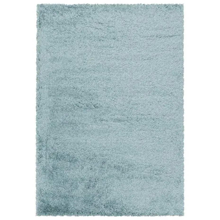 Pearl Soft Hoogpolig Vloerkleed Blauw - 160x230 CM