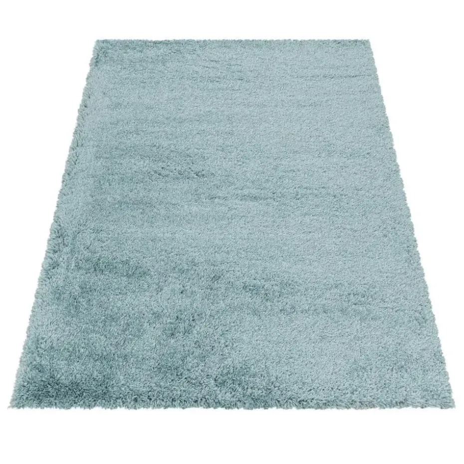 Pearl Soft Hoogpolig Vloerkleed Blauw - 160x230 CM