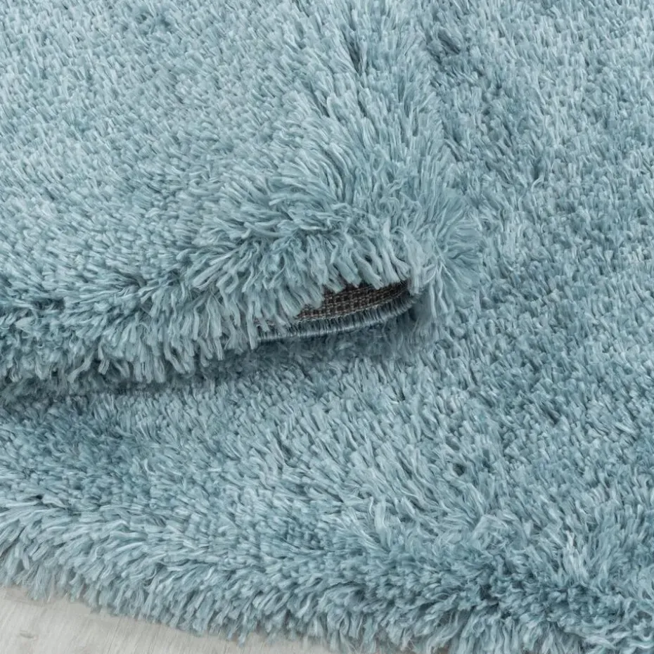Pearl Soft Hoogpolig Vloerkleed Blauw - 160x230 CM