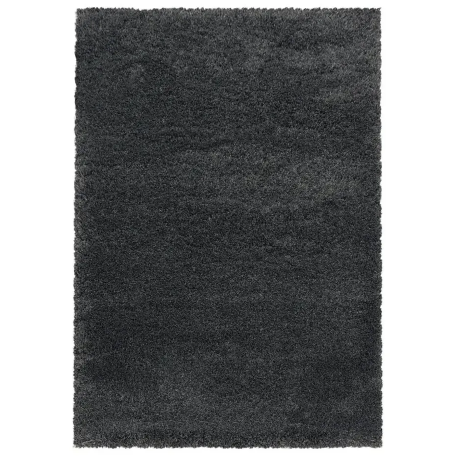 Pearl Soft Hoogpolig Vloerkleed Grijs - 160x230 CM