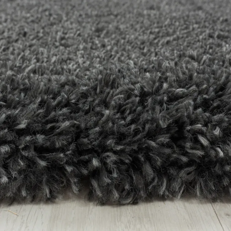 Pearl Soft Hoogpolig Vloerkleed Grijs - 160x230 CM