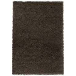 Pearl Soft Hoogpolig Vloerkleed Bruin - 160x230 CM