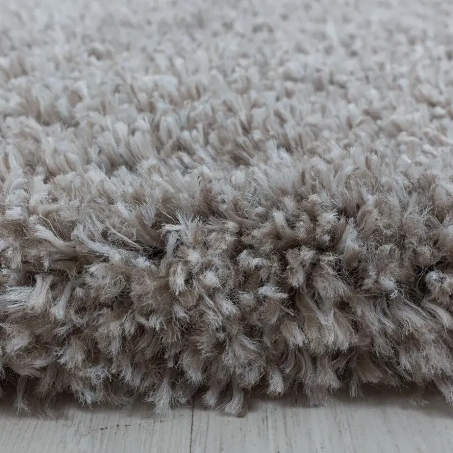 Pearl Soft Hoogpolig Vloerkleed Beige - 140x200 CM