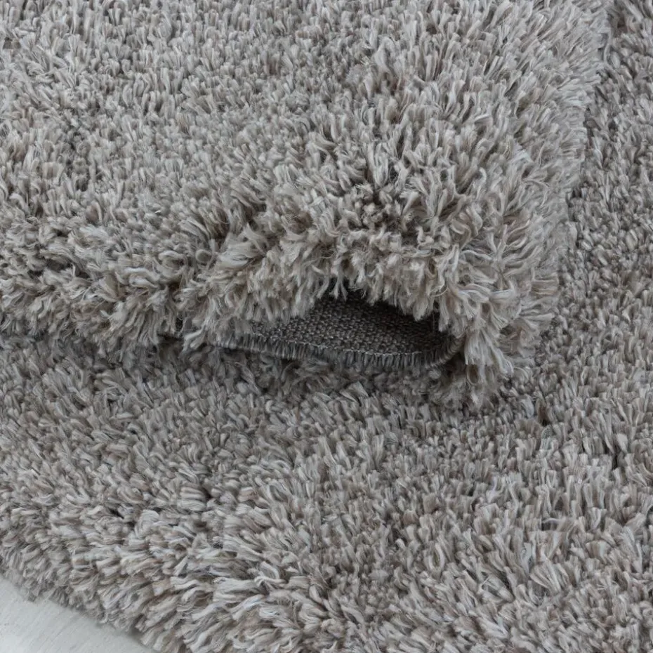 Pearl Soft Hoogpolig Vloerkleed Beige - 140x200 CM