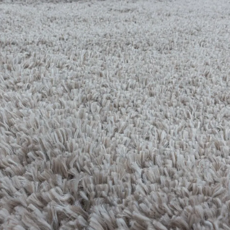 Pearl Soft Hoogpolig Vloerkleed Beige - 140x200 CM
