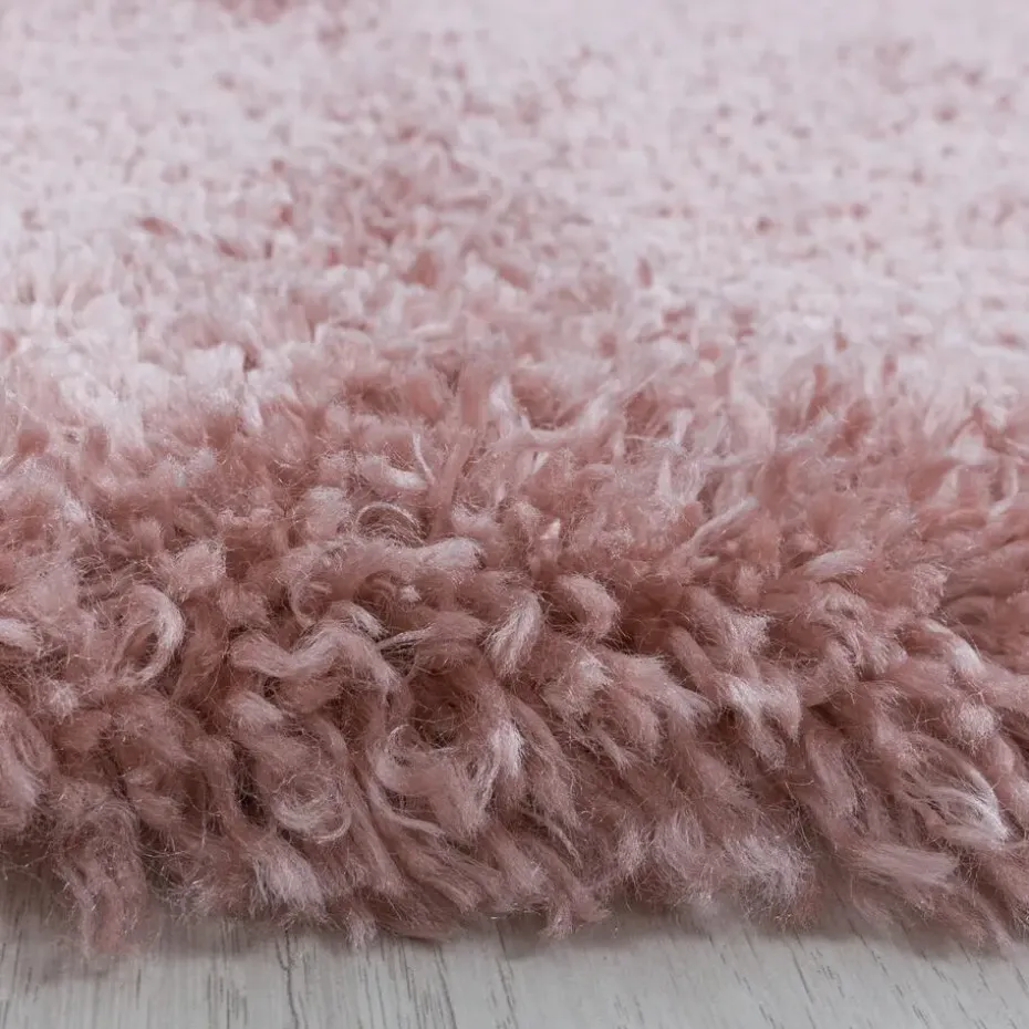Pearl Soft Hoogpolig Vloerkleed Roze - 140x200 CM