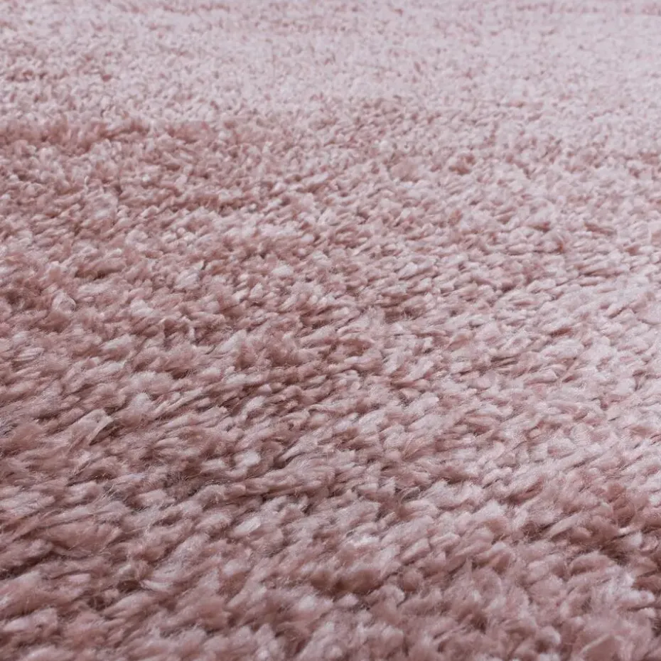Pearl Soft Hoogpolig Vloerkleed Roze - 140x200 CM