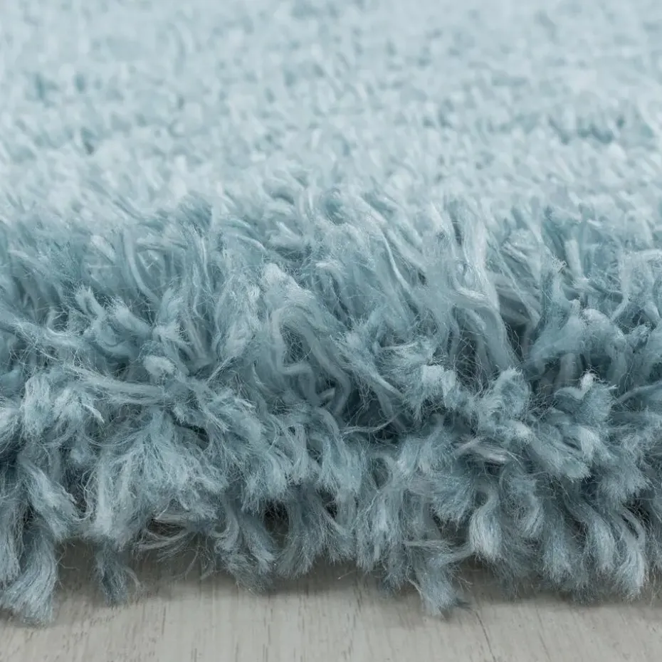 Pearl Soft Hoogpolig Vloerkleed Blauw - 200x290 CM