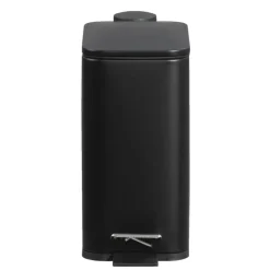 Pedaalemmer Slim - 5 liter - zwart - 28,9x14x28,3 cm