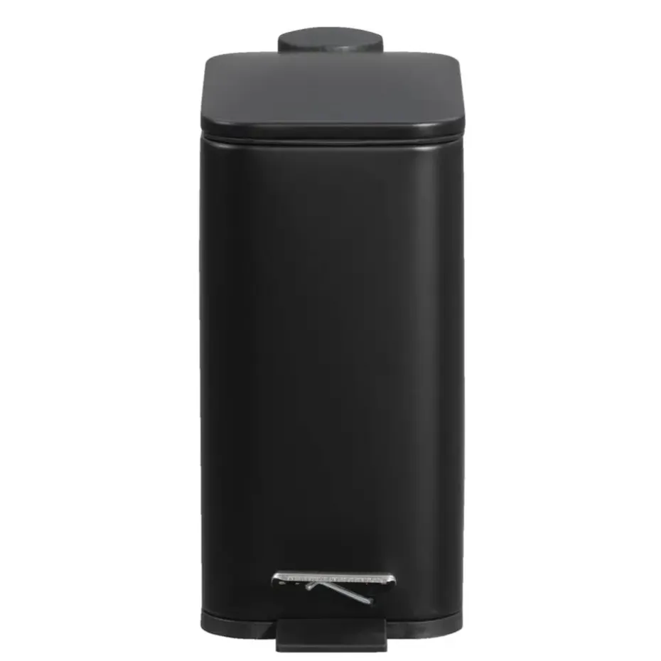 Pedaalemmer Slim - 5 liter - zwart - 28,9x14x28,3 cm