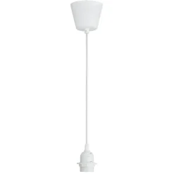 Pendel Basic E27 - wit - 100 cm