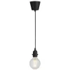 Pendel Basic E27 - zwart - 100 cm