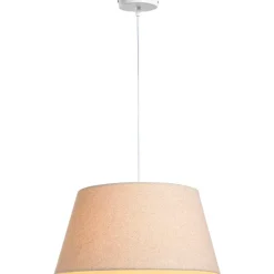 Pendel hanglamp wit met schroefdraad voor kap - E27 - 100 cm