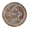 Picasso Castana Vintage Rond Vloerkleed Terra / Multi Laagpolig - 200 CM ROND