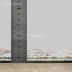 Picasso Keshan Vintage Rond Vloerkleed Multi / Beige Laagpolig - 160 CM ROND
