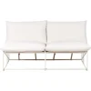 PICO - Tweezitsbank - Lichtbeige - Staal