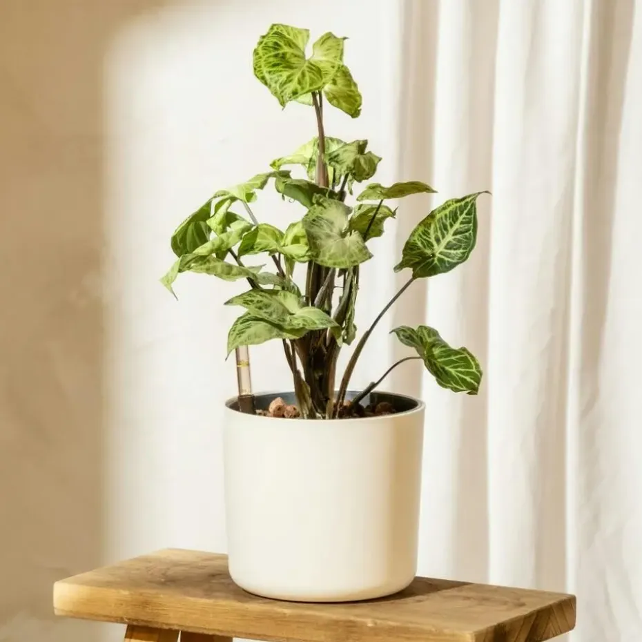 Pijlplant - Syngonium podophyllum 'Pixie' - Hoogte 25-40cm - ⌀12cm