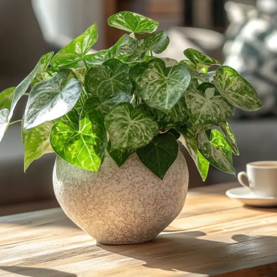 Pijlplant - Syngonium podophyllum 'Pixie' - Hoogte 25-40cm - ⌀12cm