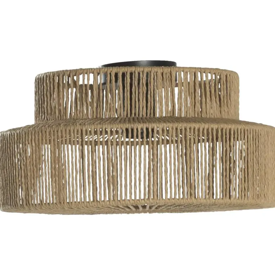 Plafonniere Willow - naturel papier - E27 - 18xØ35 cm